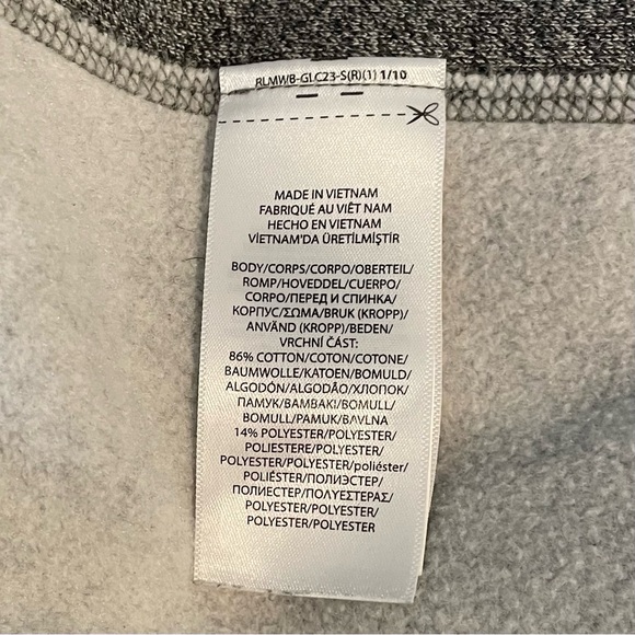 Polo Ralph Lauren Mens Size Small Full Zipper Hoodie Gray Hood Pockets Pony - Picture 6 of 6